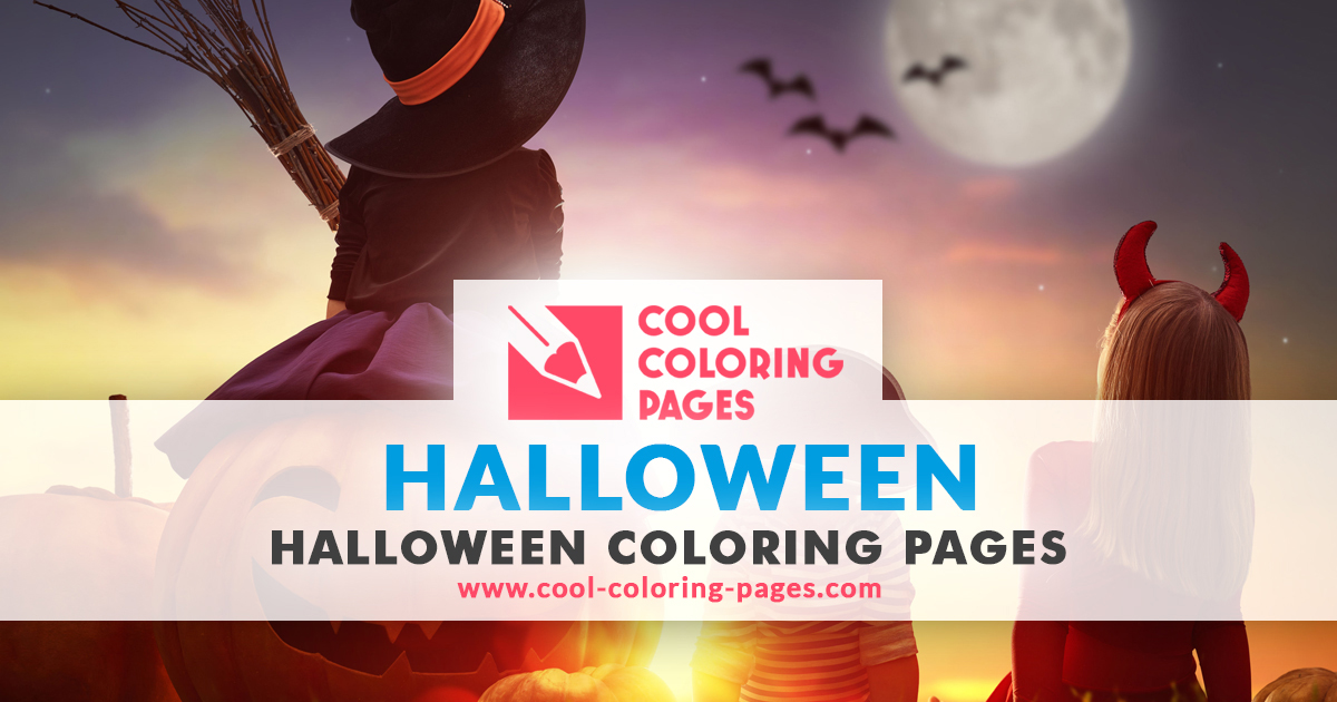 Halloween coloring pages for kids