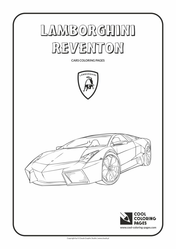 Cool Coloring Pages Lamborghini Reventon coloring page - Cool Coloring