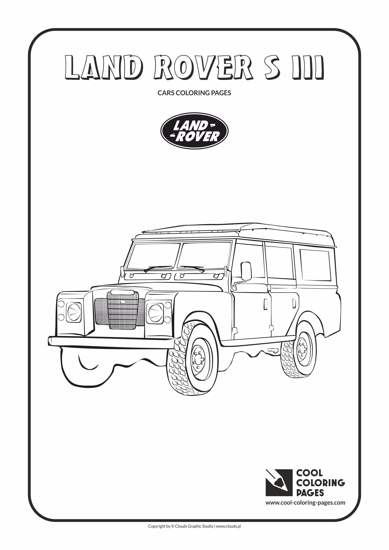 range rover coloring pages - photo #32