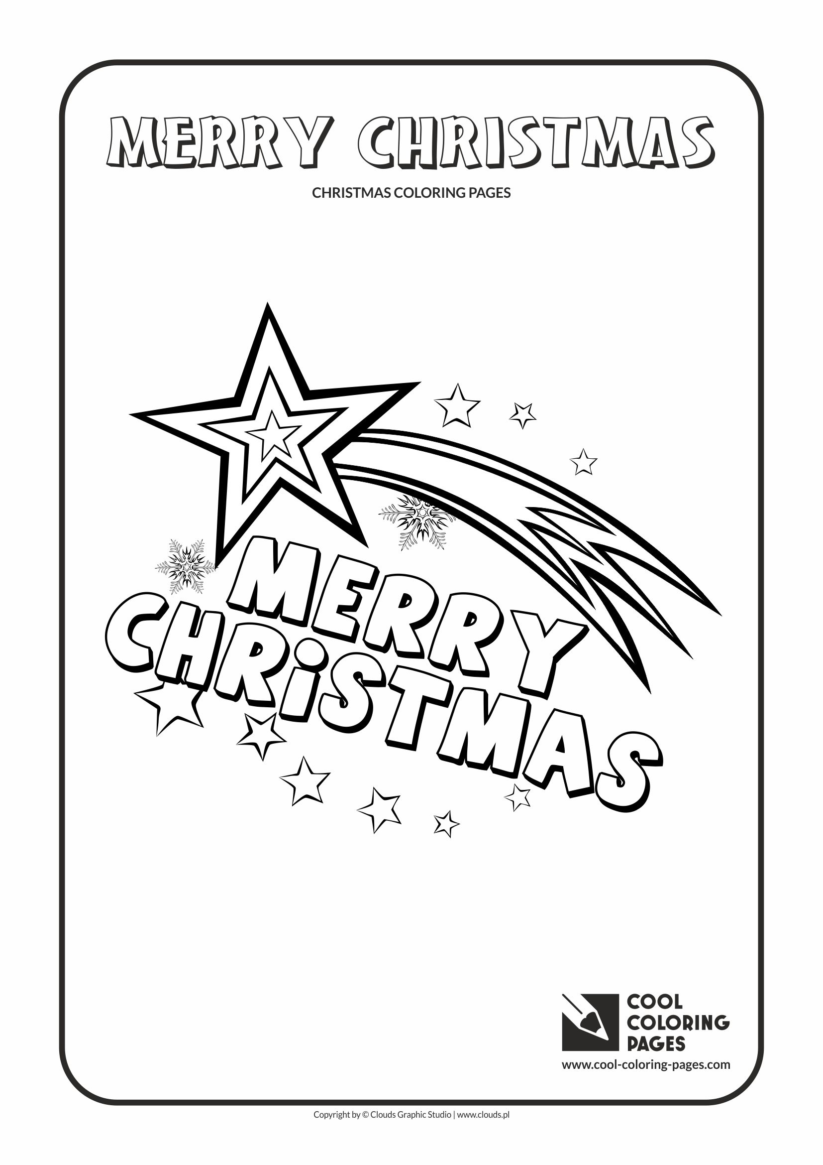 Merry Christmas раскраска
