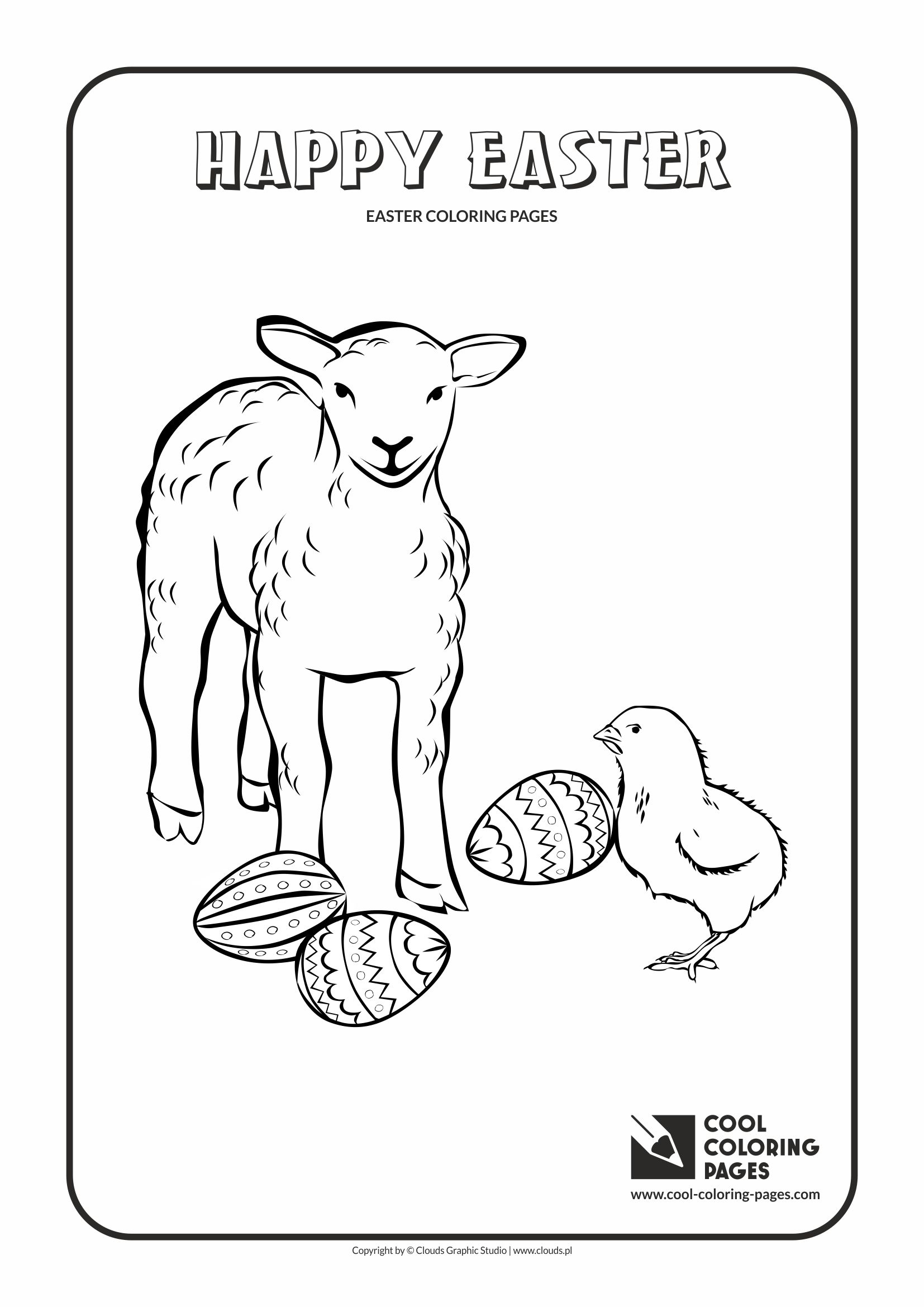 easter lamb coloring pages - photo #28