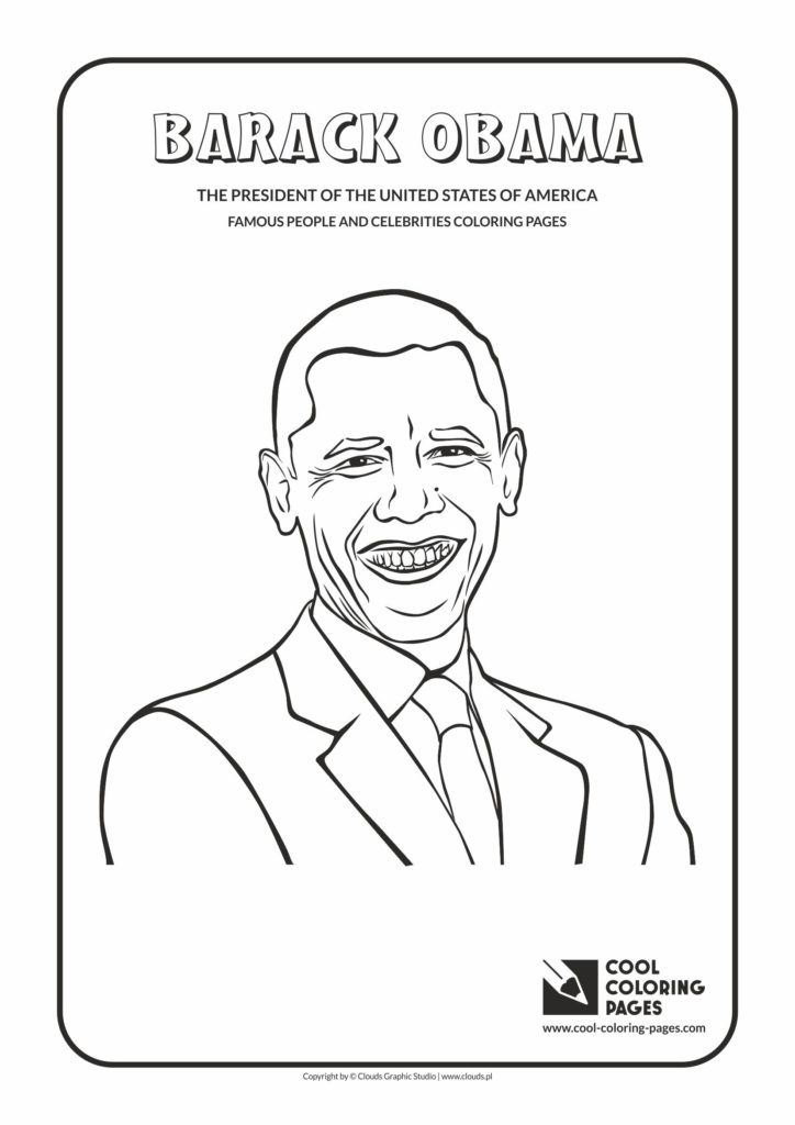 Cool Coloring Pages Barack Obama coloring page - Cool Coloring Pages