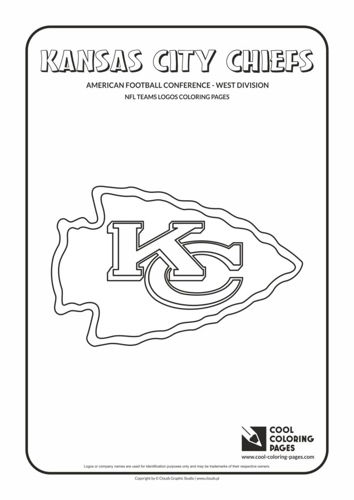 Cool Coloring Pages Kansas City Chiefs - NFL American football teams