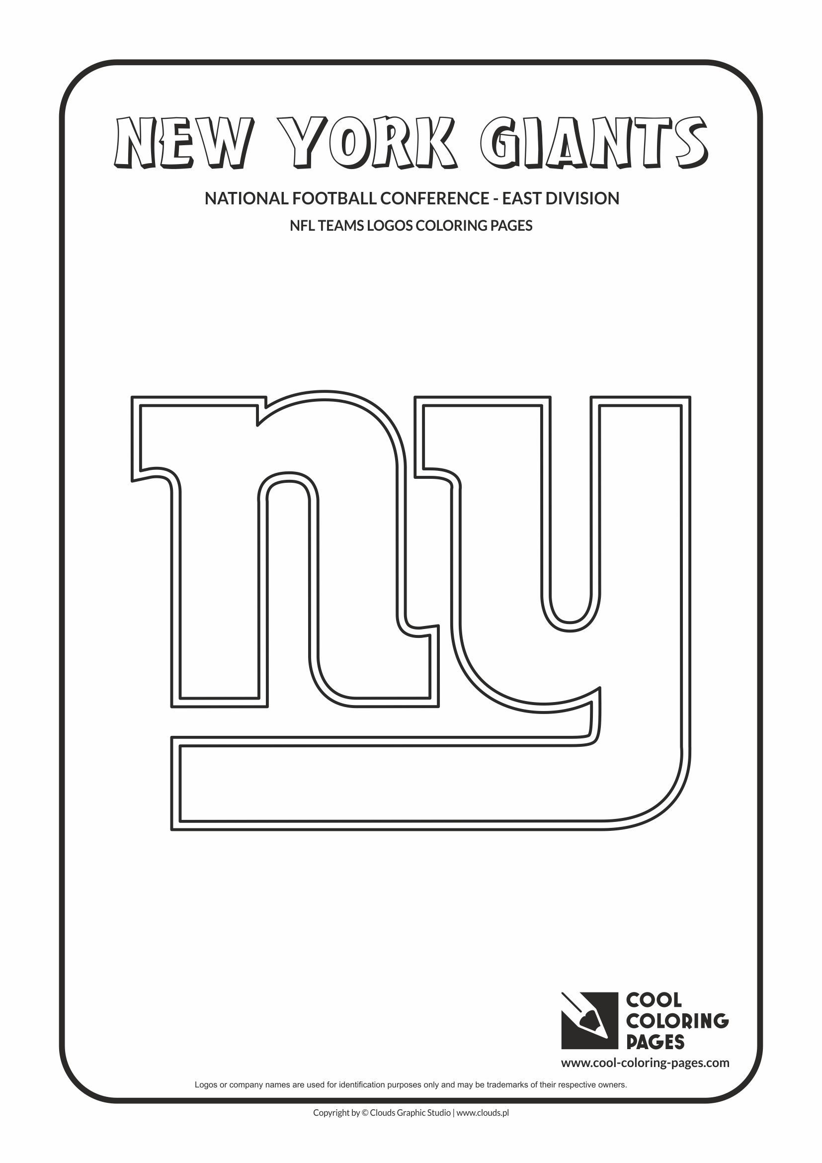 New York Giants Coloring Pages - Learny Kids