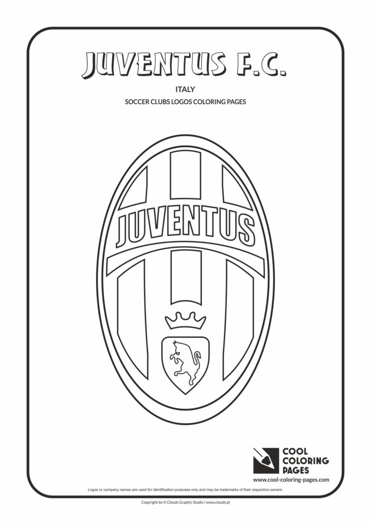 Cool Coloring Pages Juventus F.C. logo coloring page  Cool Coloring