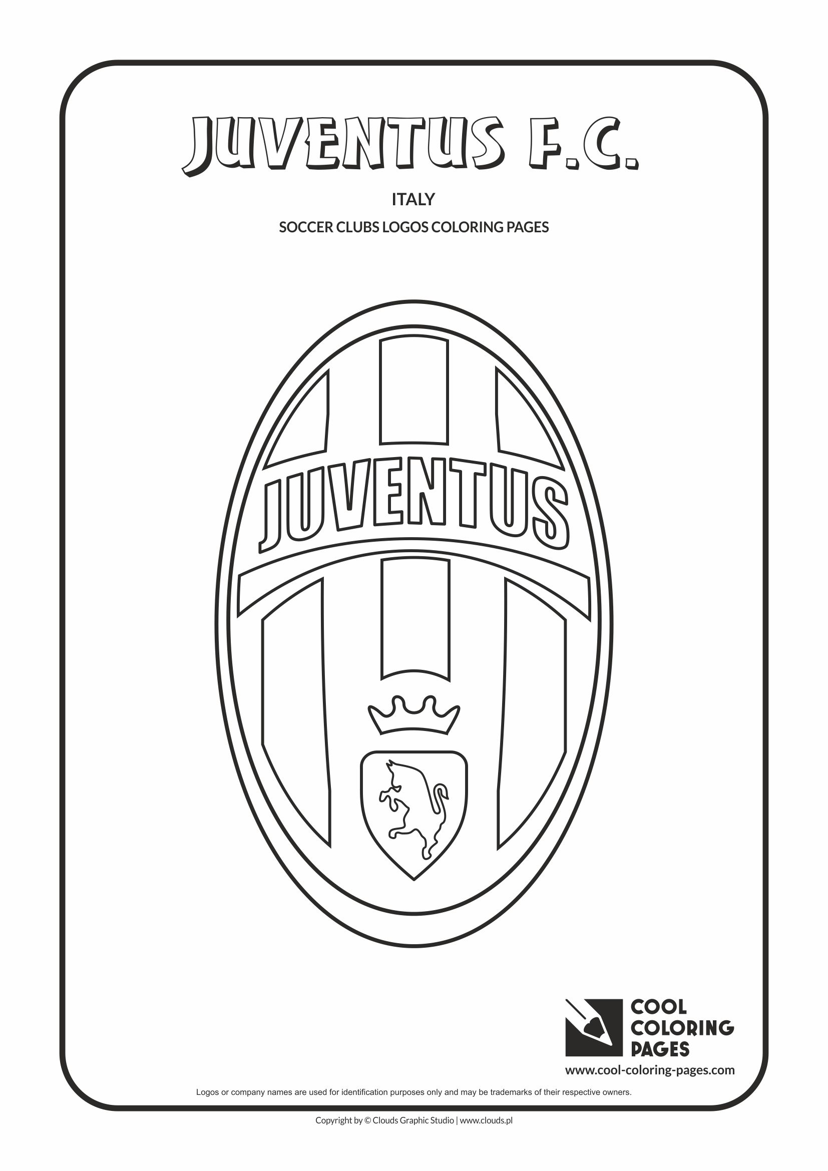 Cool Coloring Pages Juventus F.C. logo coloring page - Cool Coloring