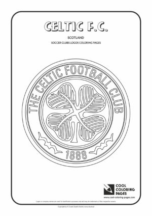 Cool Coloring Pages Celtic F.C. logo coloring page - Cool Coloring