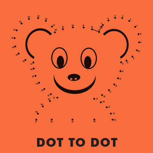 Educational coloring pages for kids - Dot to dot