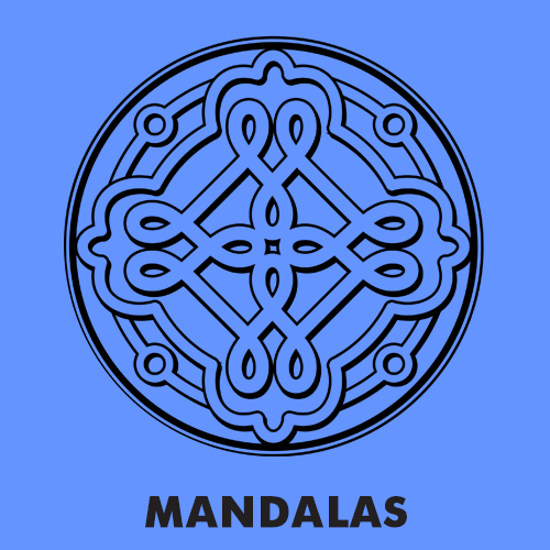 Educational coloring pages for kids - Mandalas