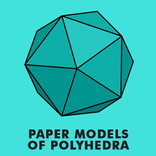 Educational coloring pages for kids - Paper Models of Polyhedra