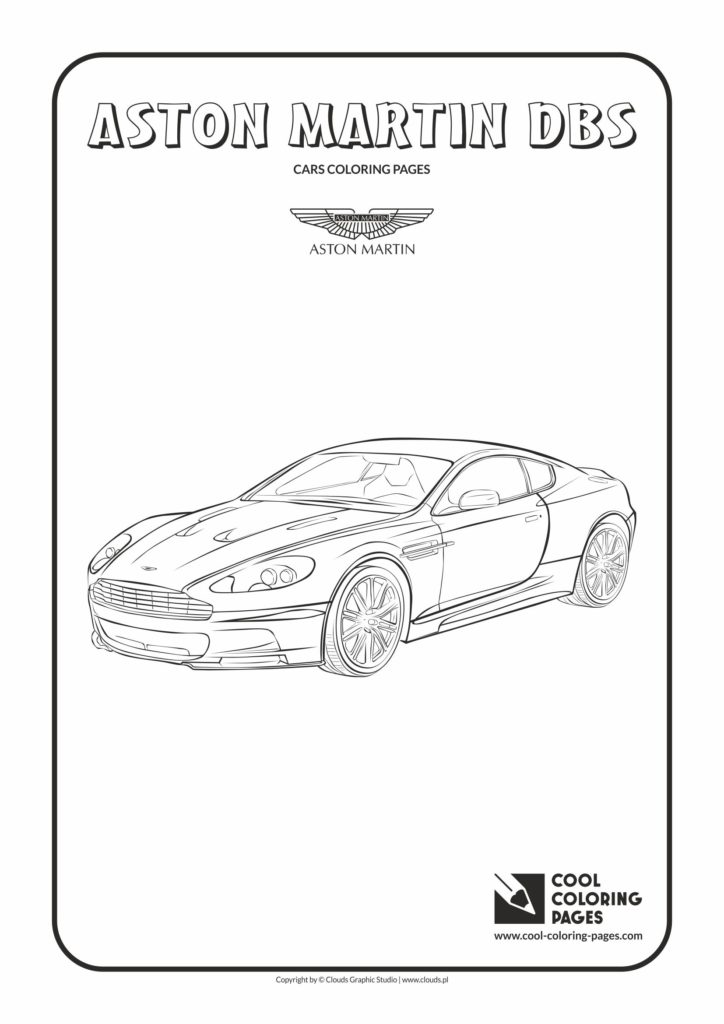 Cool Coloring Pages Aston Martin DBS coloring page - Cool Coloring ...