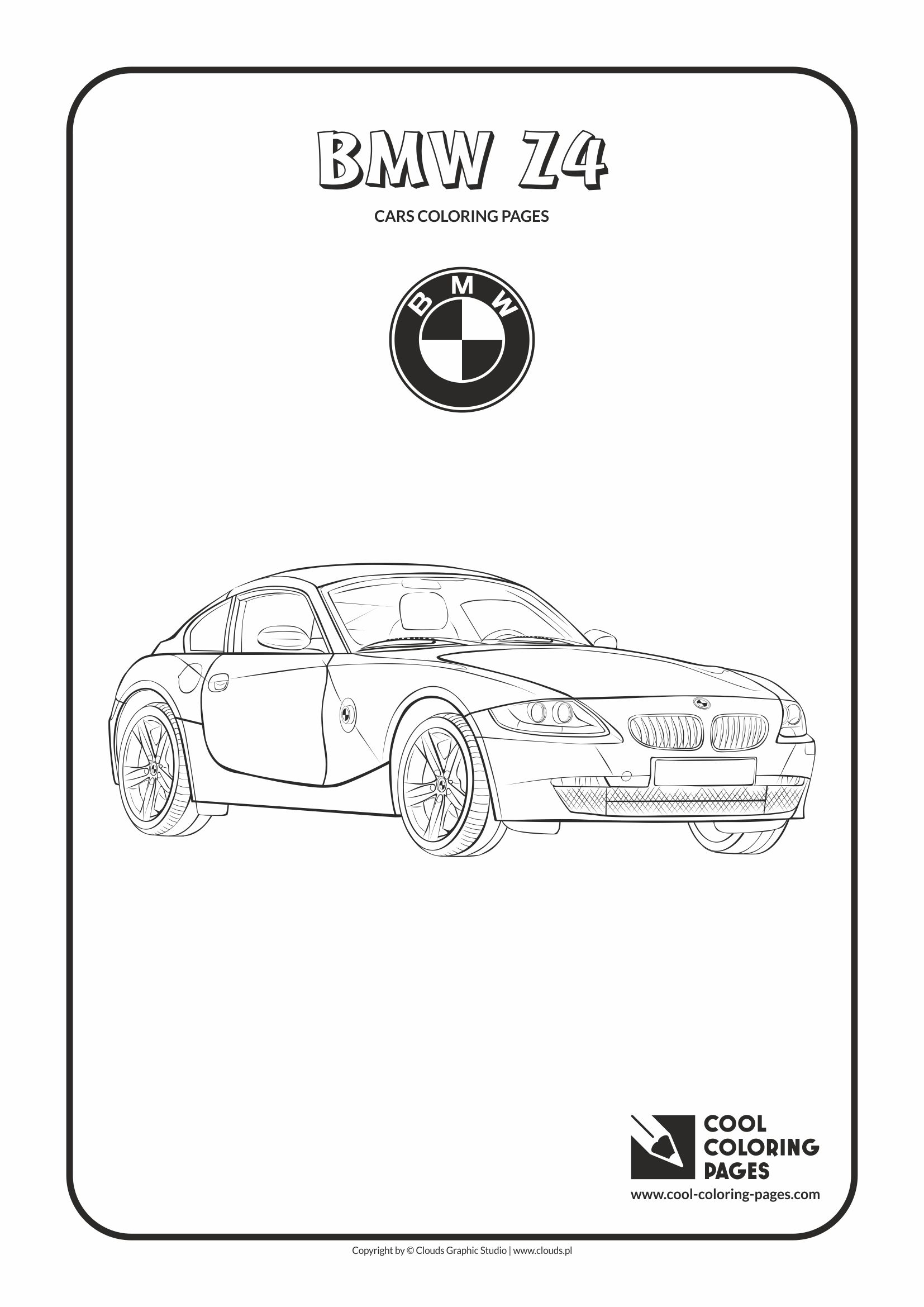 Cool Coloring Pages - Vehicles / BMW Z4 / Coloring page with BMW Z4