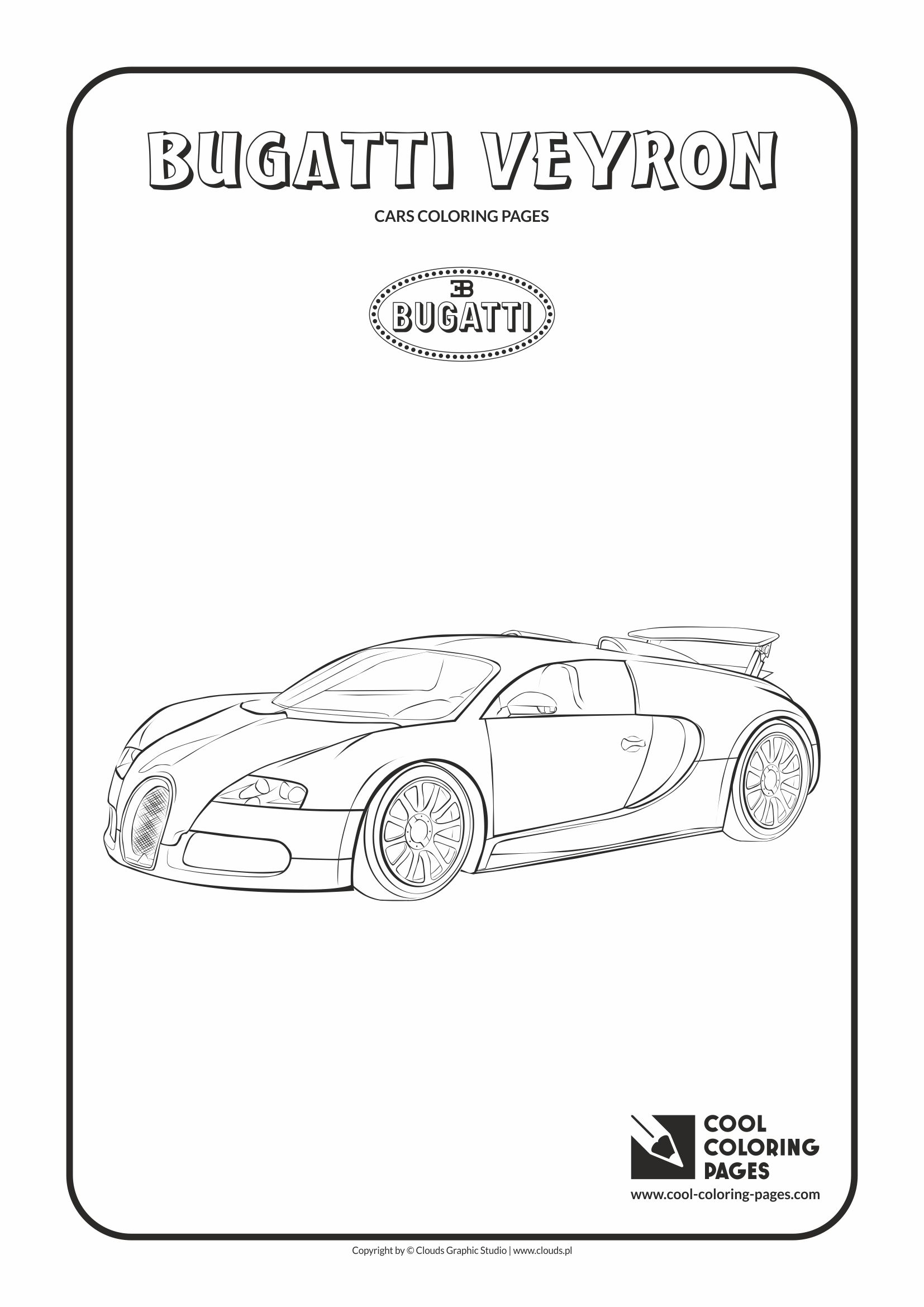 Cool Coloring Pages - Vehicles / Bugatti Veyron / Coloring page with Aston Bugatti Veyron