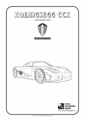 Cool Coloring Pages - Vehicles / Koenigsegg CCX / Coloring page with Koenigsegg CCX