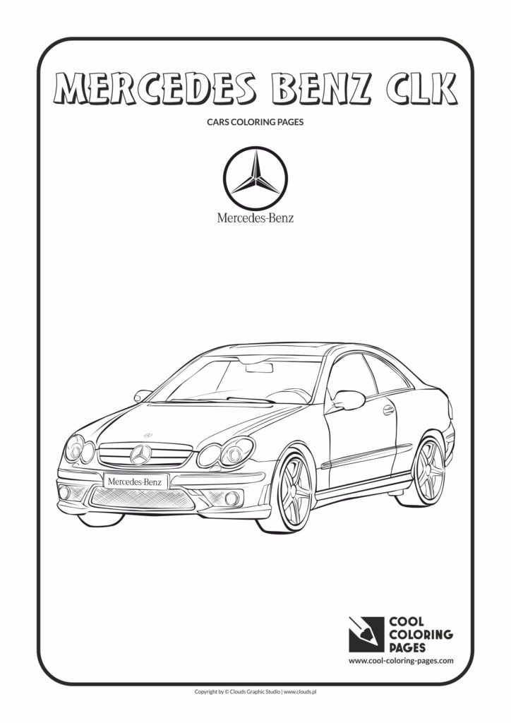 Download Cool Coloring Pages Mercedes Benz CLK coloring page - Cool Coloring Pages | Free educational ...