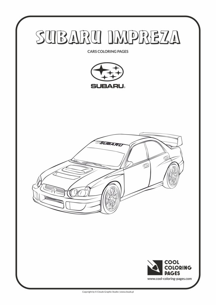 Download Cool Coloring Pages Subaru Impreza coloring page - Cool Coloring Pages | Free educational ...