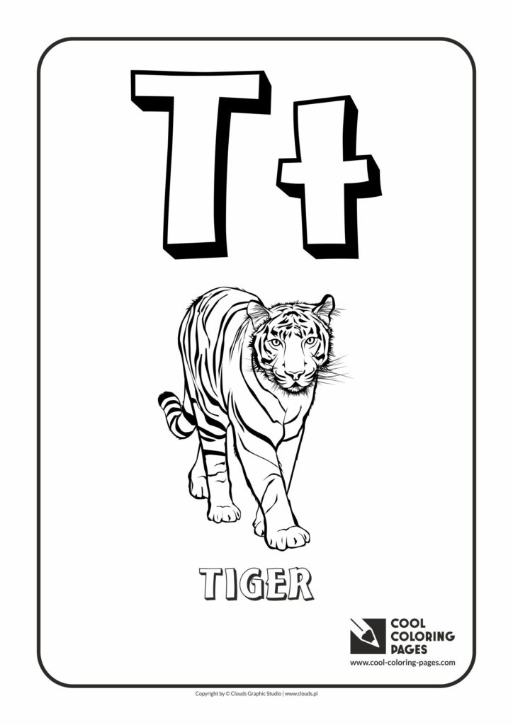 cool coloring pages letter t coloring alphabet cool coloring pages