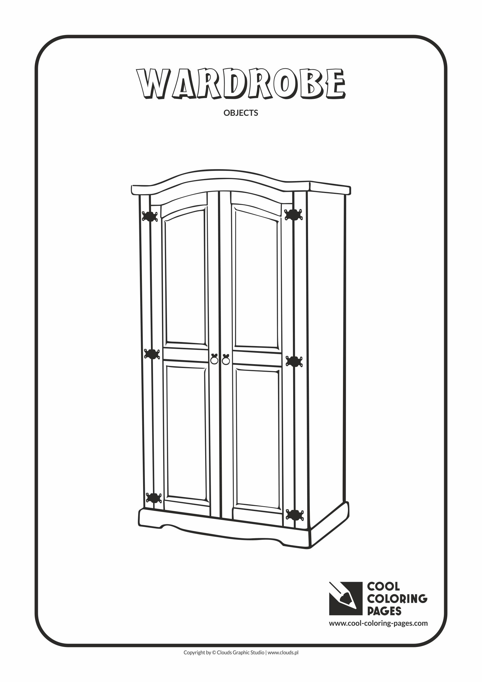 Cool Coloring Pages - Coloring objects / Wardrobe