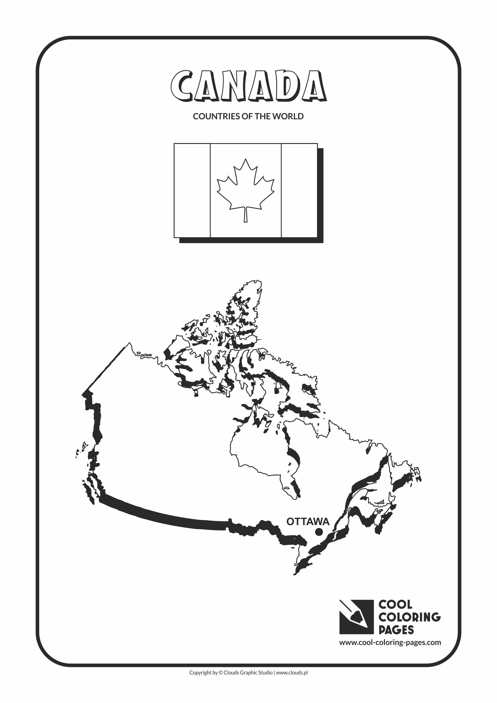 Cool Coloring Pages - Countries of the world / Canada