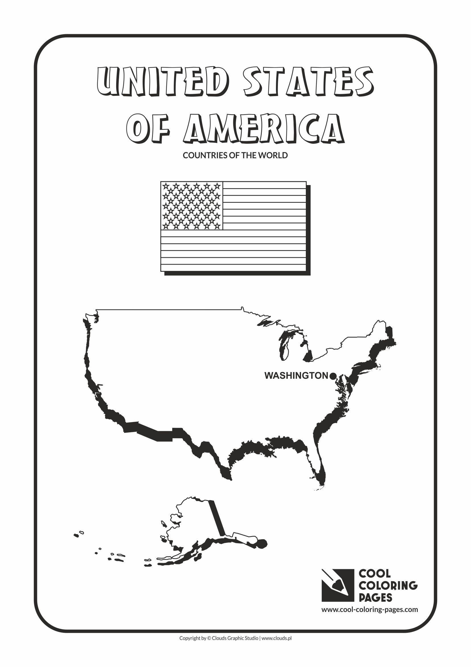 Cool Coloring Pages - Countries of the world / USA