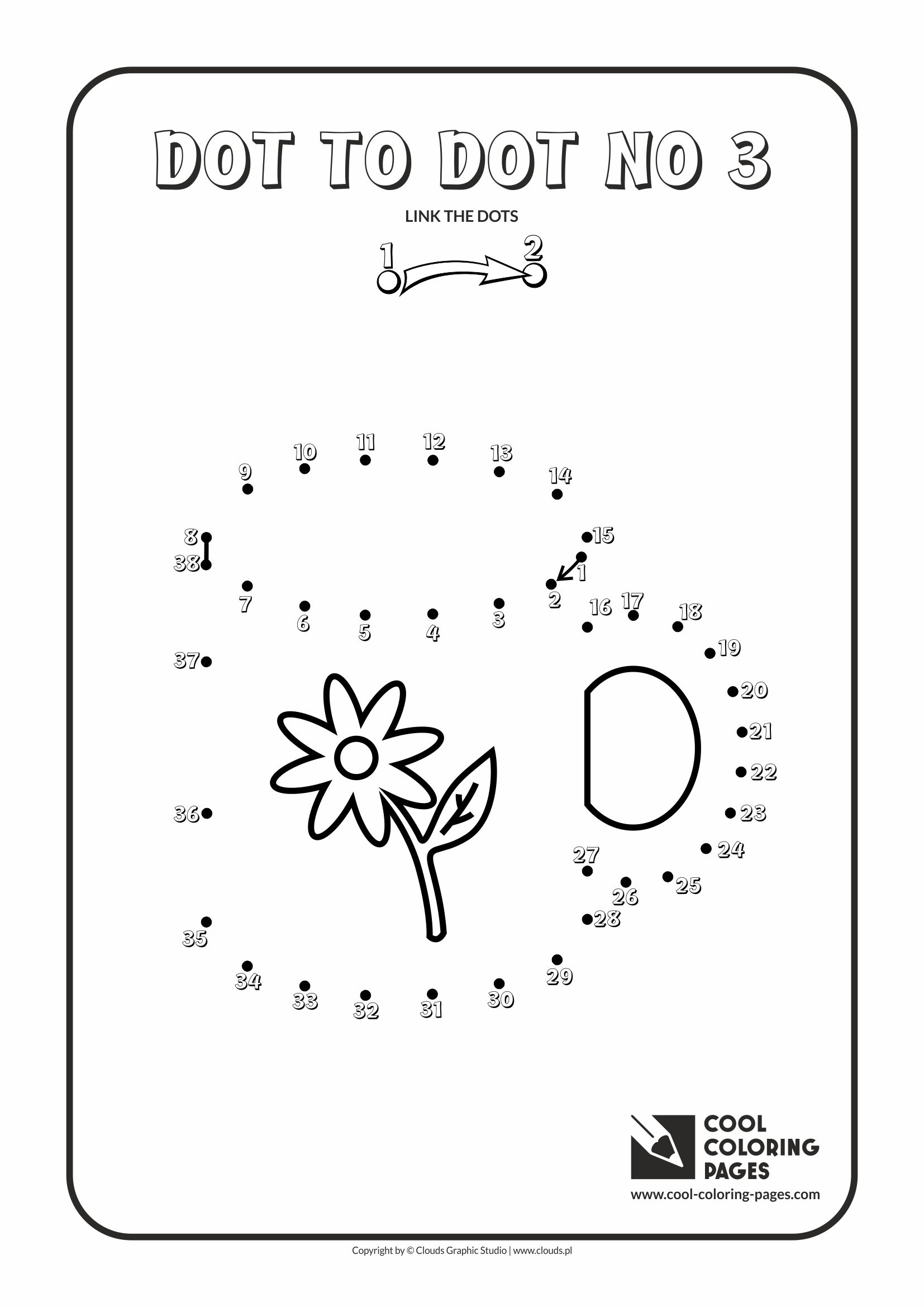 Cool Coloring Pages - Dot to dot / Dot to dot no 3
