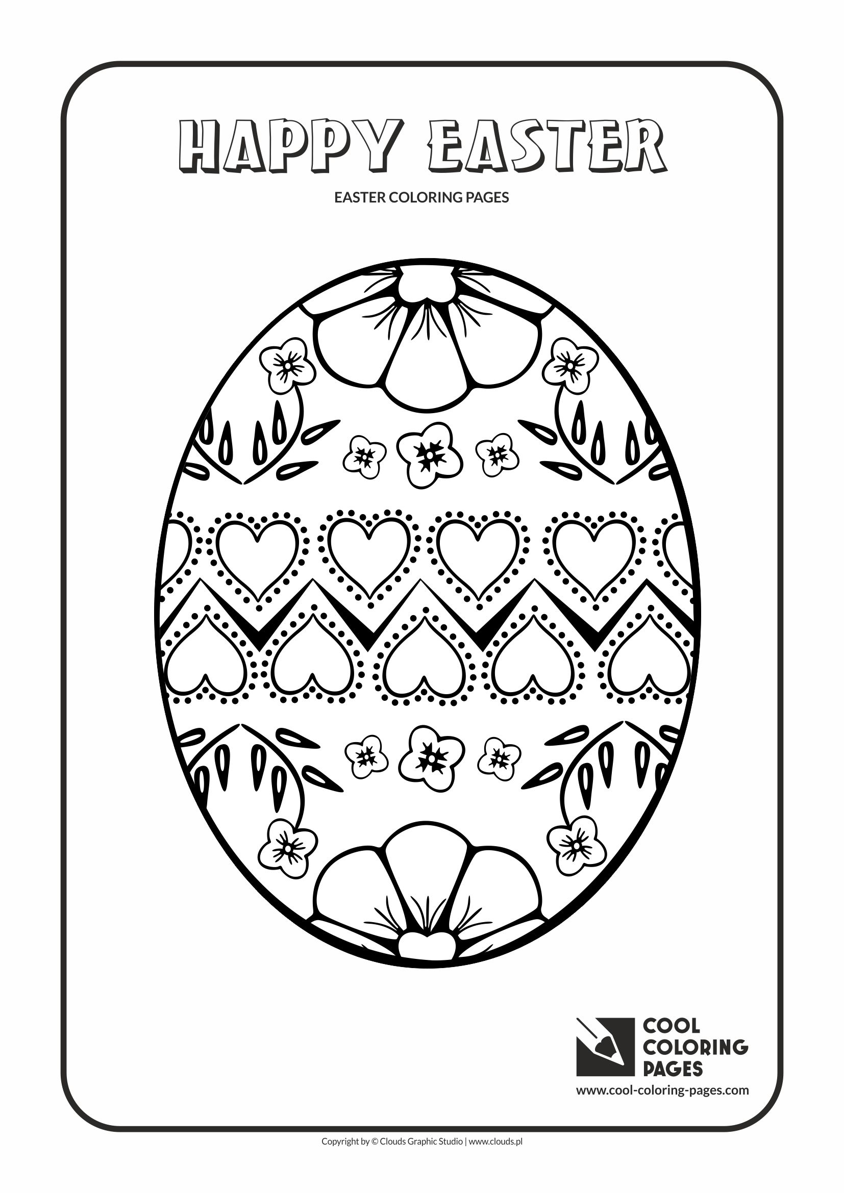 Cool Coloring Pages Easter egg no 4 coloring page Cool Coloring Pages