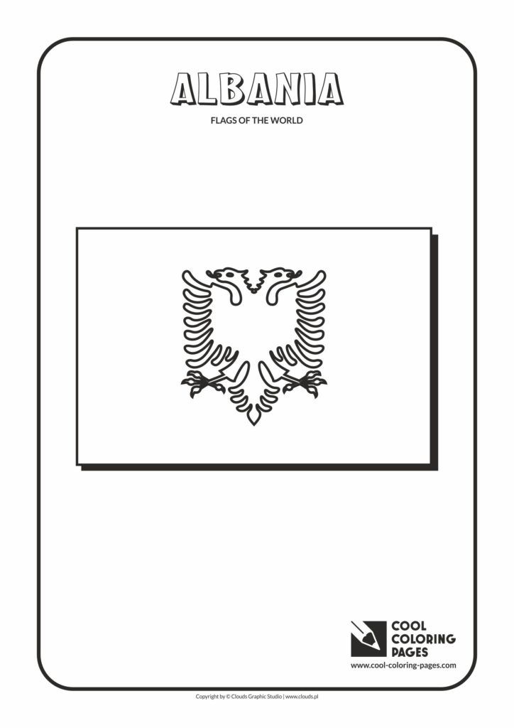 Cool Coloring Pages Albania Flag Cool Coloring Pages Free Cool Coloring Pages Albania Flag Cool Coloring Pages Free