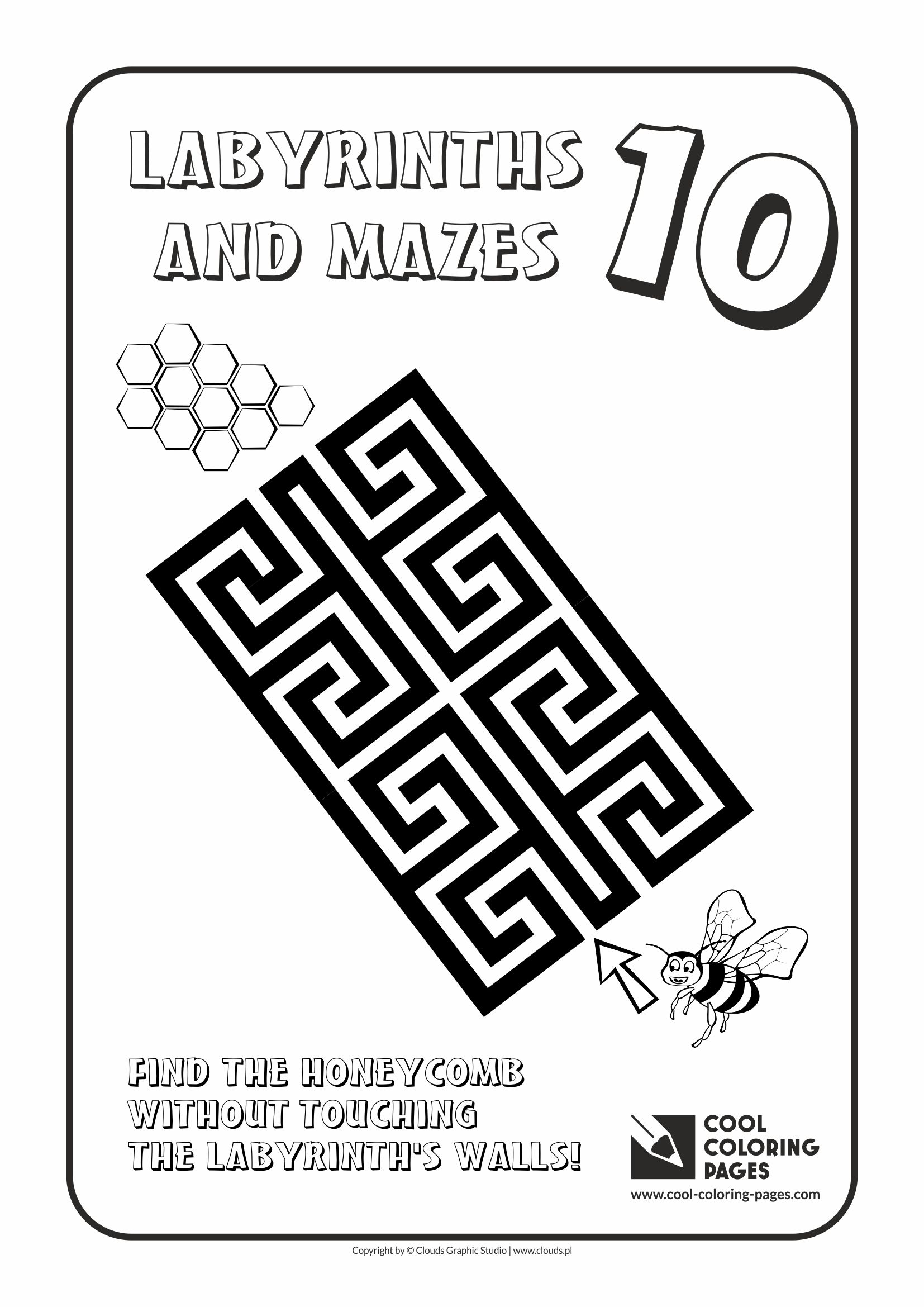Cool Coloring Pages - Labyrinths and mazes / Maze no 10