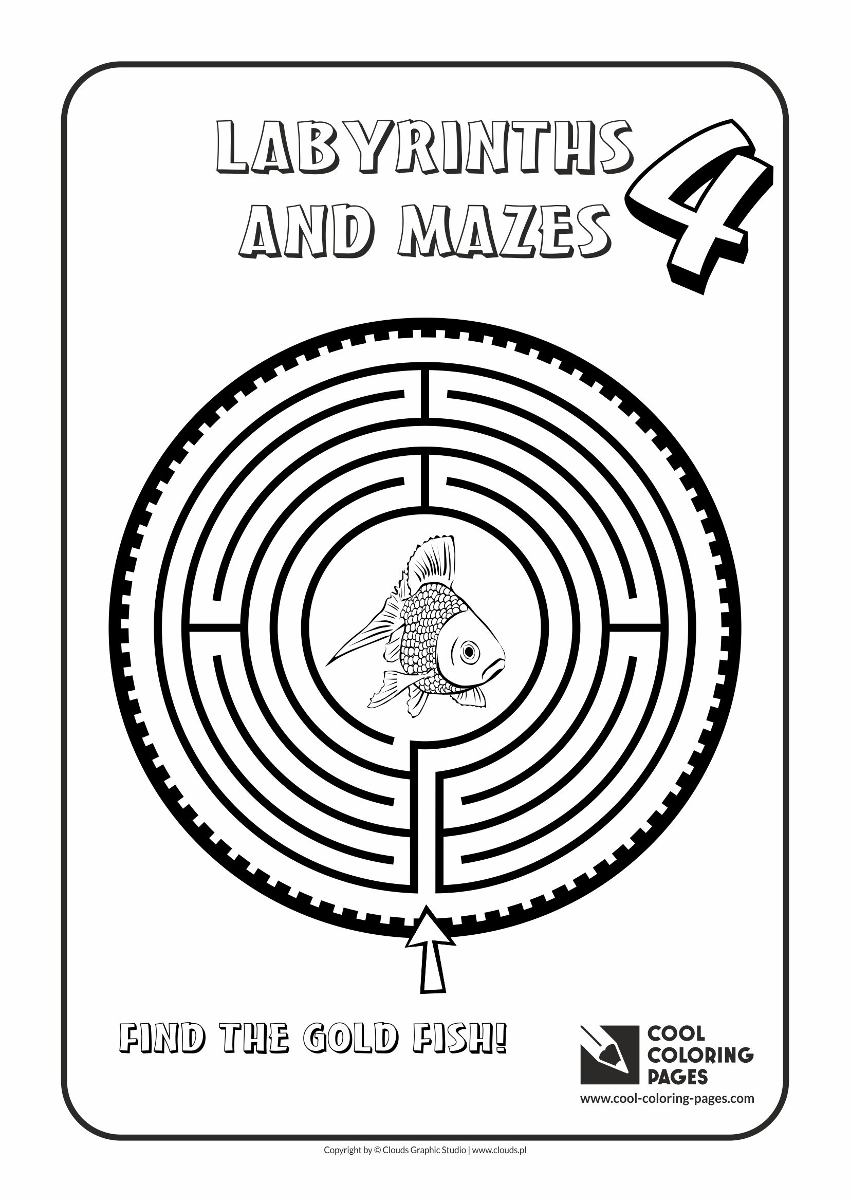 Cool Coloring Pages - Labyrinths and mazes / Maze no 4