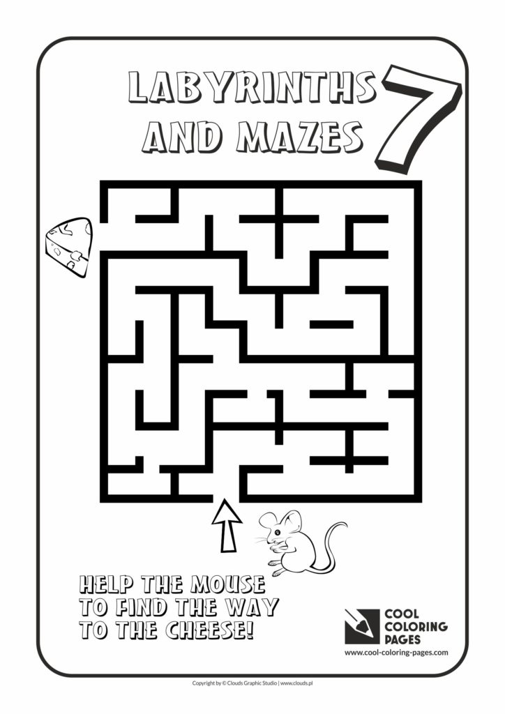Download Cool Coloring Pages Labyrinth / Maze no 7 - Cool Coloring Pages | Free educational coloring ...