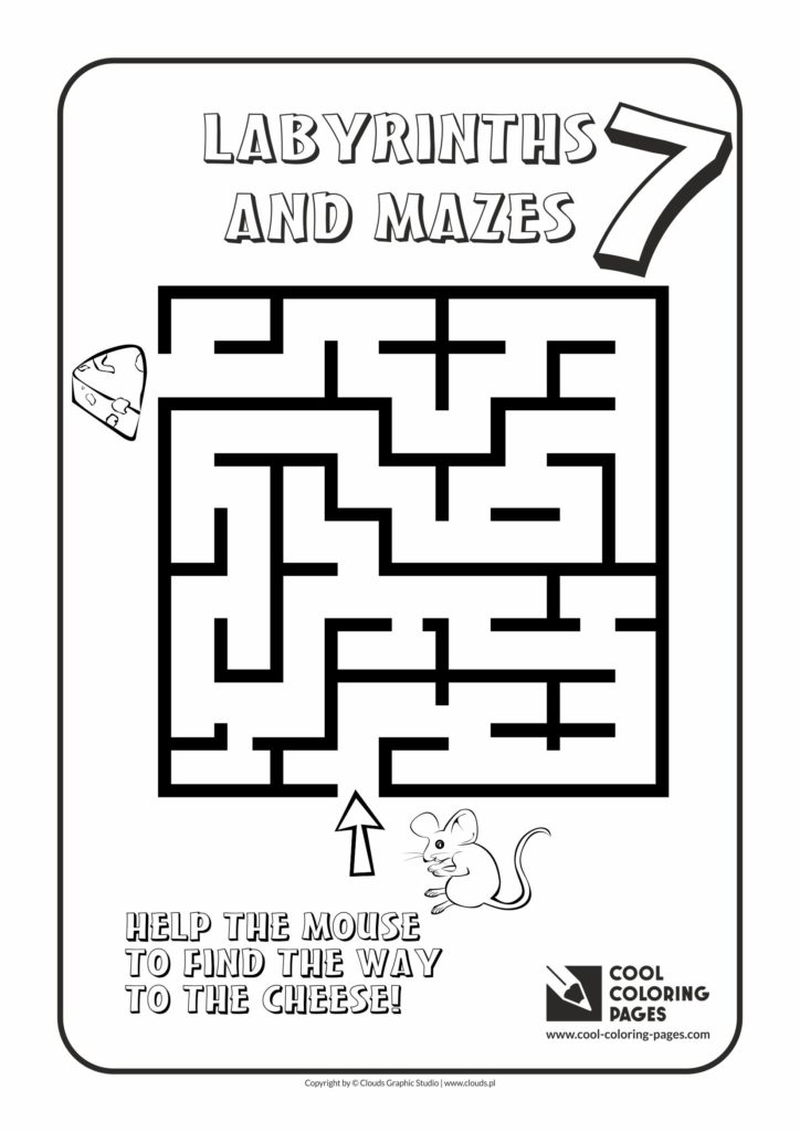 Cool Coloring Pages Labyrinth / Maze no 7 - Cool Coloring Pages | Free
