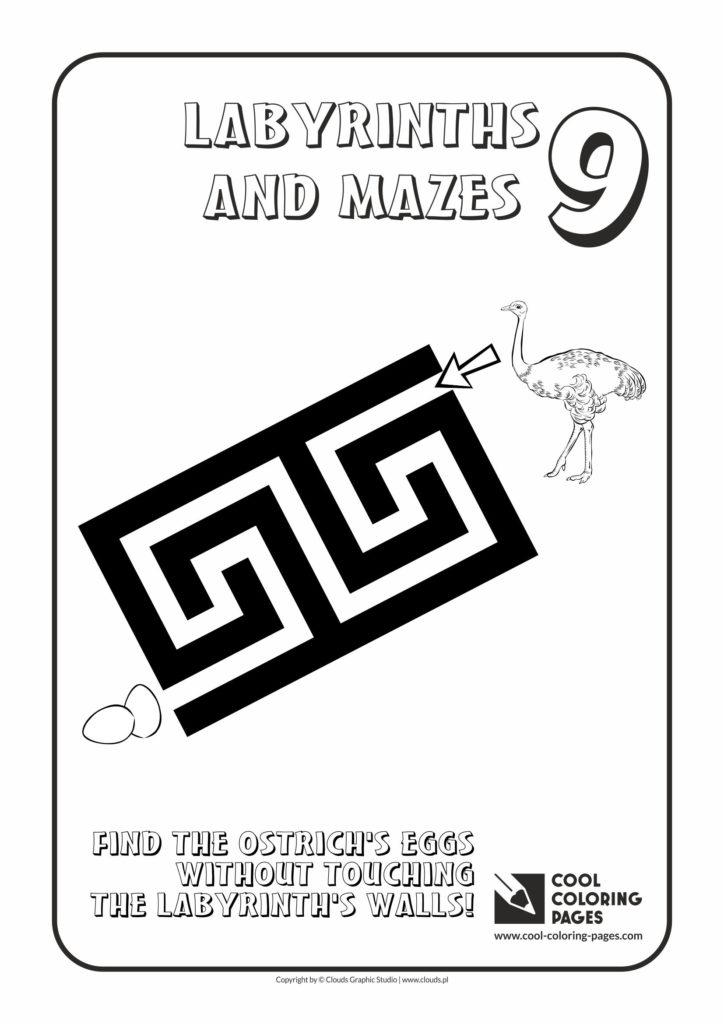 Cool Coloring Pages Labyrinths and Mazes Archives - Cool Coloring Pages ...