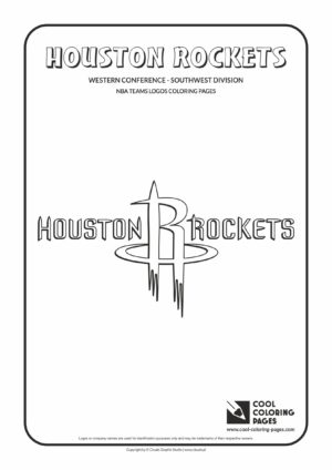 Cool Coloring Pages Houston Rockets - NBA basketball teams logos ...