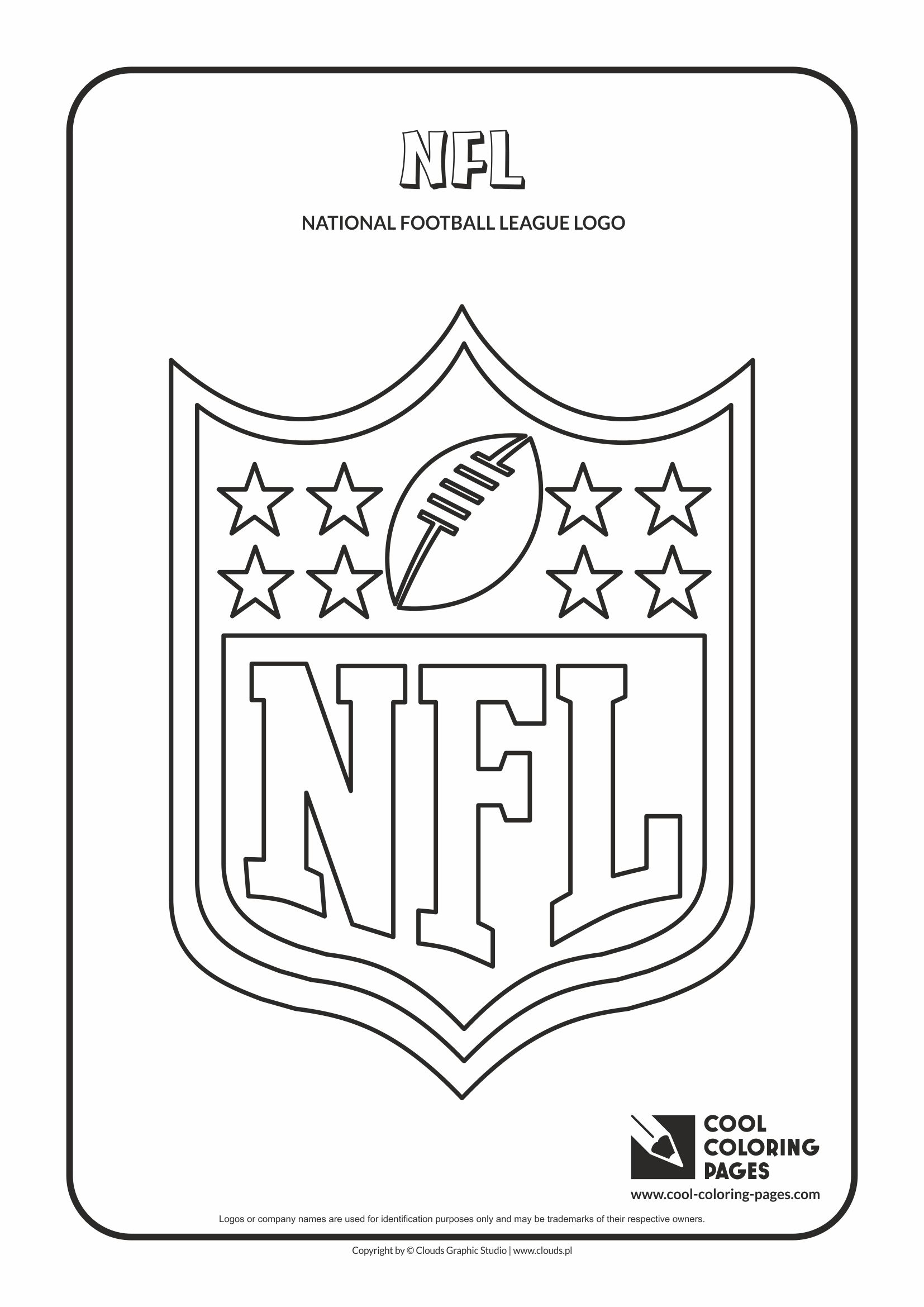 Cool Coloring Pages - NFL logo coloring page