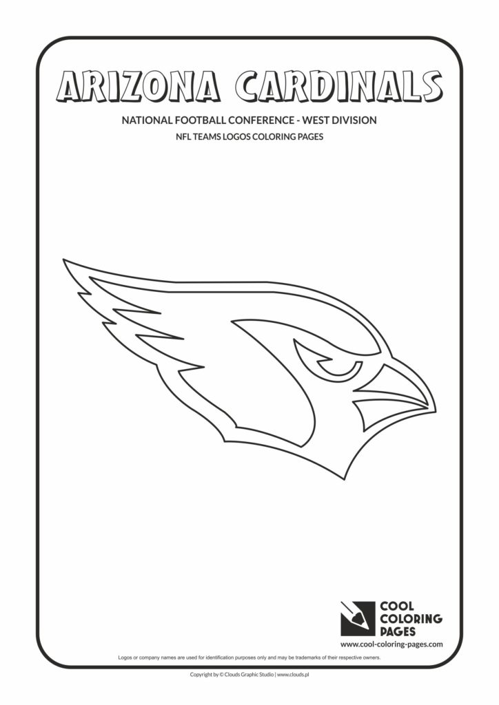 Cool Coloring Pages Arizona Cardinals - NFL American football teams