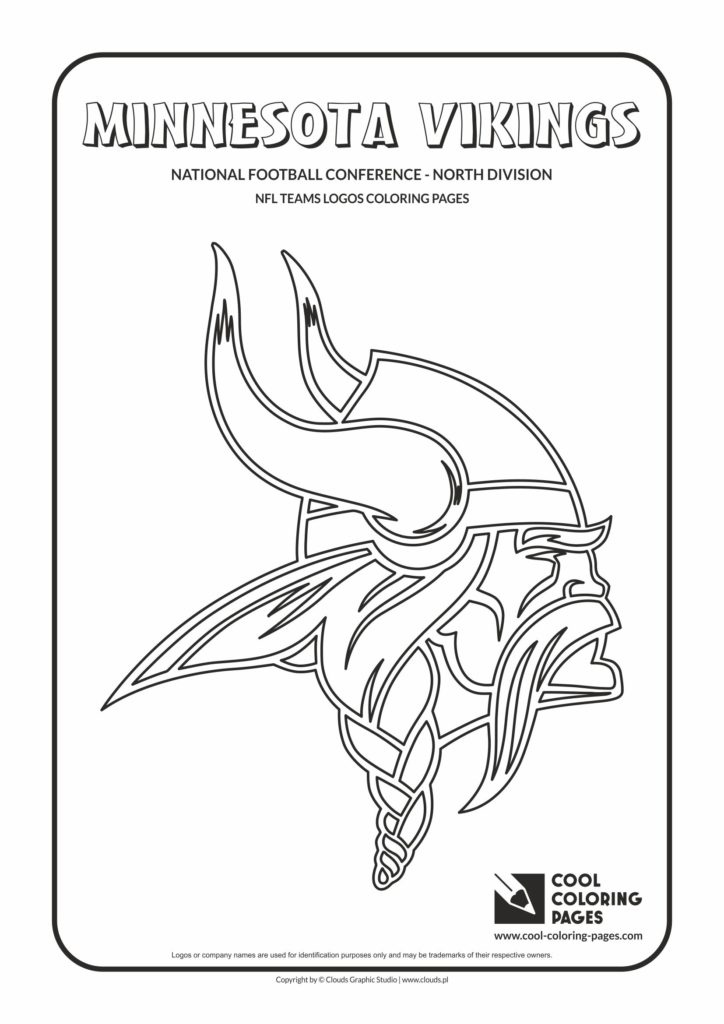 Download Cool Coloring Pages Minnesota Vikings - NFL American football teams logos coloring pages - Cool ...