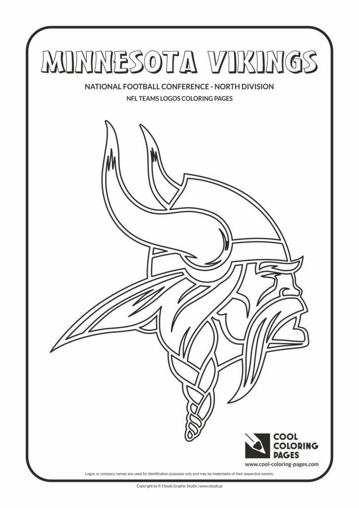 Cool Coloring Pages Minnesota Vikings - NFL American football teams