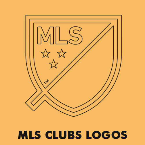 MLS soccer clubs logos coloring pages