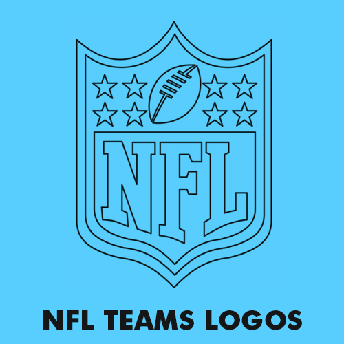 NFL - American Football Teams logos coloring pages for kids