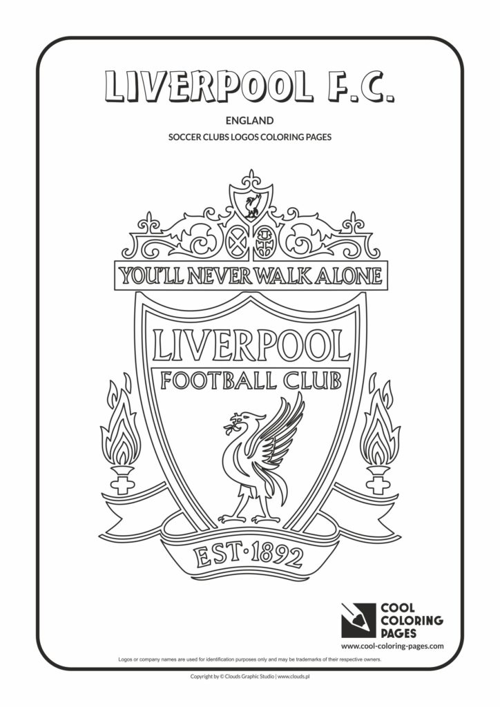 Cool Coloring Pages Liverpool  F C logo coloring page 
