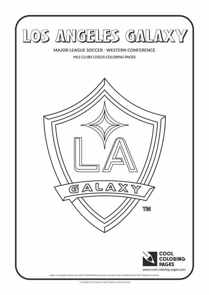 Cool Coloring Pages Los Angeles Galaxy logo coloring pages - Cool ...