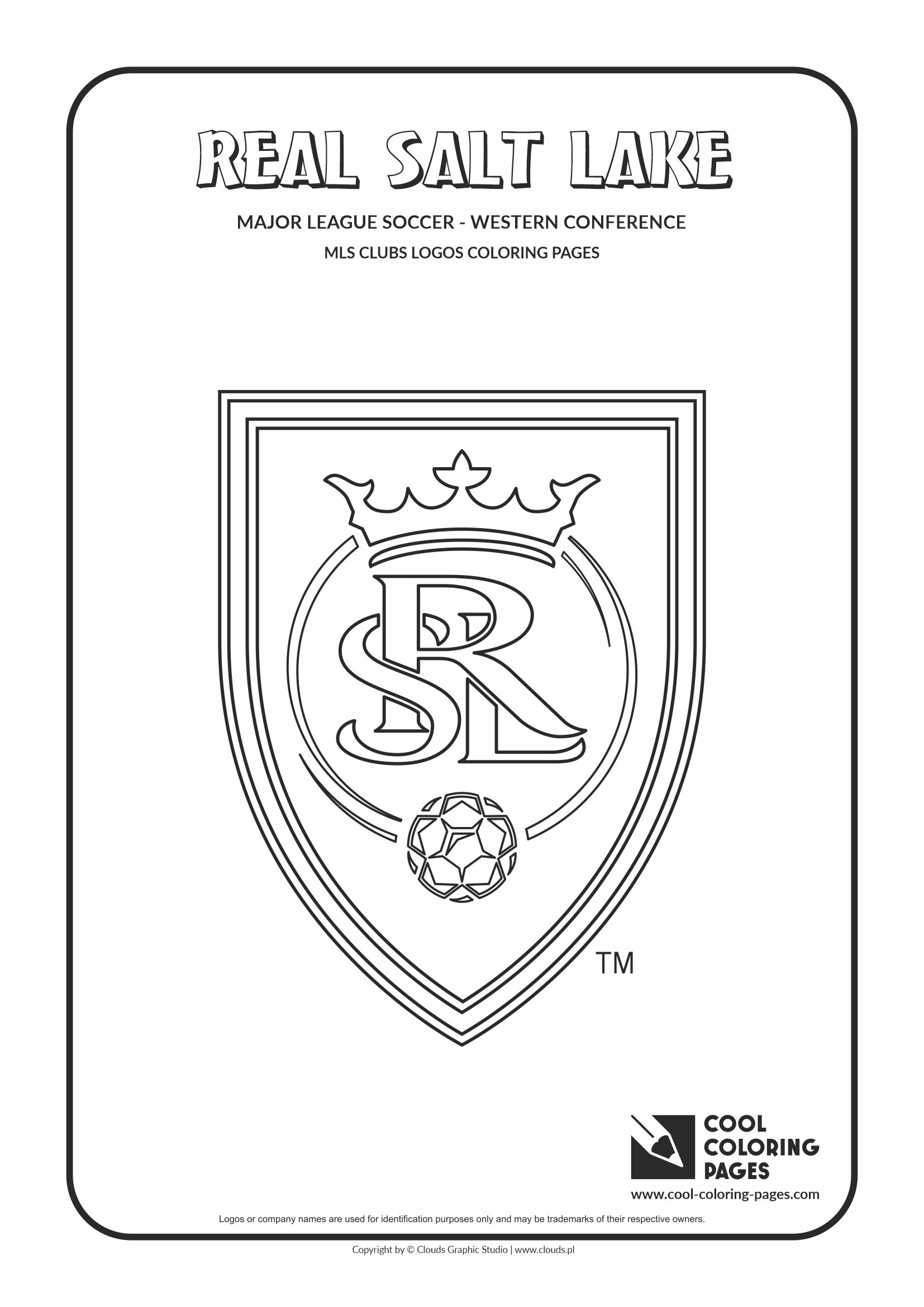 Cool Coloring Pages – MLS Clubs logos - Real Salt Lake